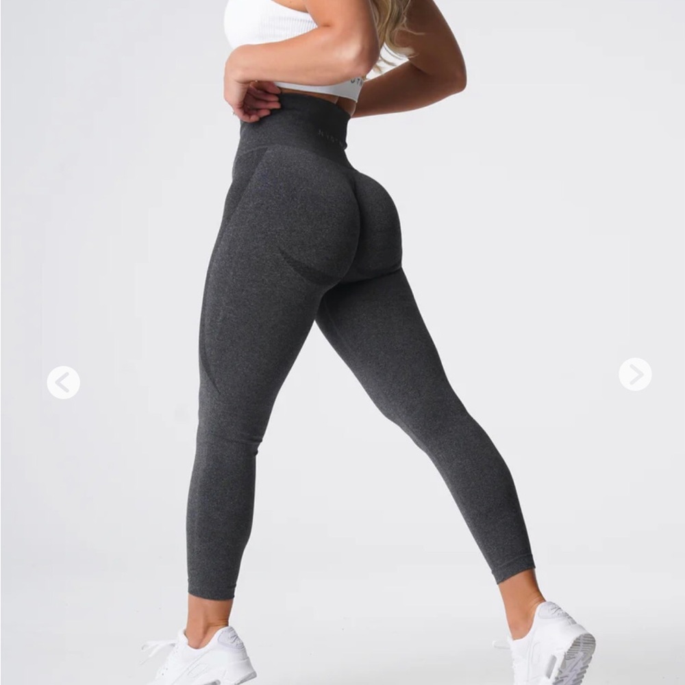 NVGTN - XS - Black speckled contour seamless leggings